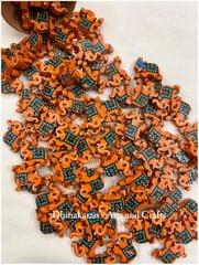 Orange Elephant Buttons