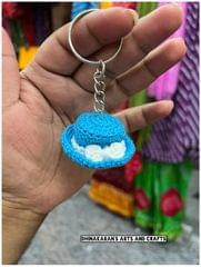 Hat Crochet Keychain