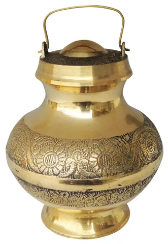 Brass Ganga Jali No. 4 - 820 ml - 5.3*5.3*7 inch (Z200 O)