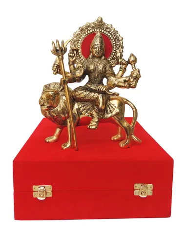 Showpiece Durga Ji Statue God Idol - 8*3.5*10 inch (AS358 G)
