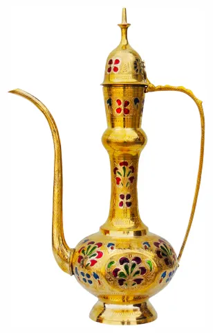 Brass Decorative Showpiece Aftaba, Surahi- 13*7*20 inch (F304)