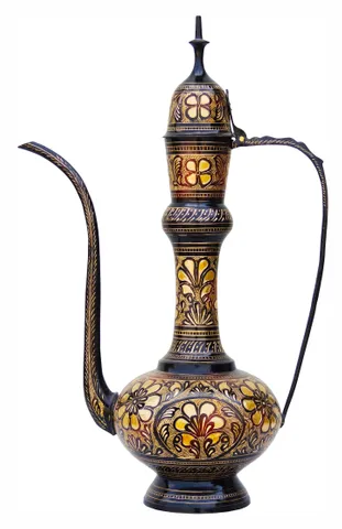 Brass Decorative Showpiece Aftaba, Surahi- 13*7*20 inch (F280)