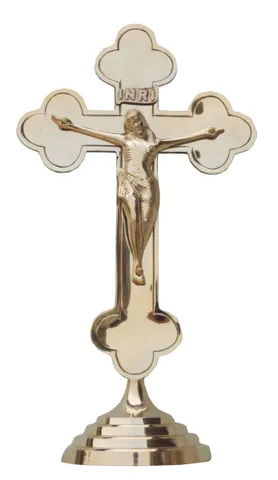 Brass Decorative Showpiece Jesus On Cross - 10.5*6*19 inch (F377 F)