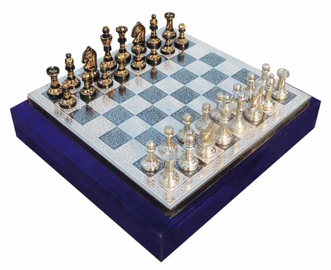 Brass Chess - 11.8*11.8*3.8 inch (BS363 C)