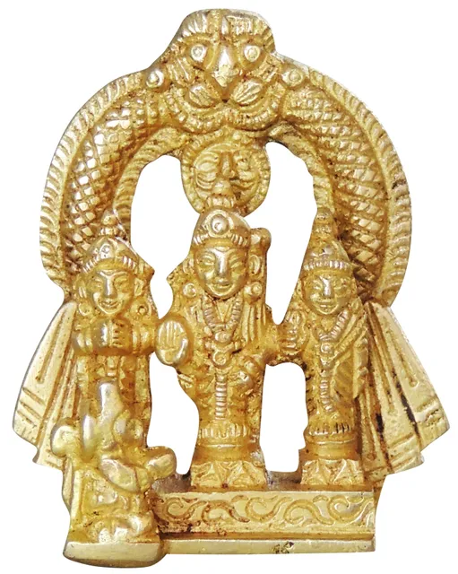 Brass Showpiece Ram Darbar God Idol Statue  - 1.5*1*2.5 inch (BS1057 C)