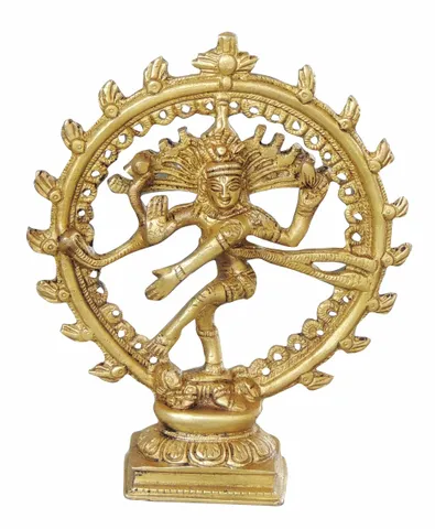 Brass Showpiece Nataraja (Nataraj )God Idol Statue  - 5*1.5*6.5 inch (BS1069 B)