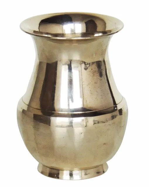 Pure Brass Lota Amkhora No. 6 - 4.2*4.2*5.6 inch, 700 ML (Z505 F) (MOQ : 1 Pcs)