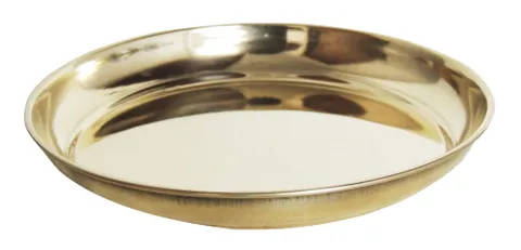 Brass Plain Plate No. 7 (MOQ : 6 Pc.) - 7.2*7.2*1 inch (Z494 G)