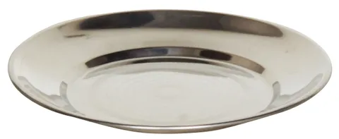 Dinner Plate Silver Touch Quater (26 Gauge) (MOQ : 6 Pc.) - 7.1*7.1*0.5 inch (S090 A)