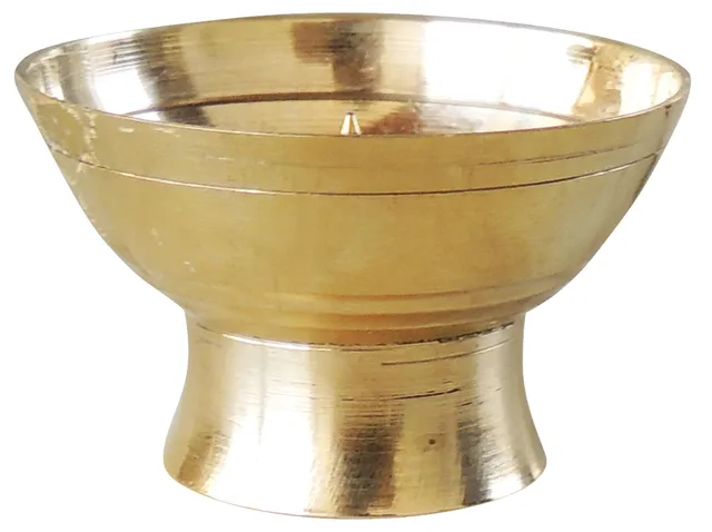 Brass Dhoopbatti Stand Incense Holder (MOQ : 12 Pc.) - 1.8*1.8*1.5 inch (Z220 D)
