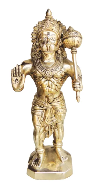 Brass Showpiece Hanuman JI  Statue - 6*4.8*15.2 Inch (BS983 C)