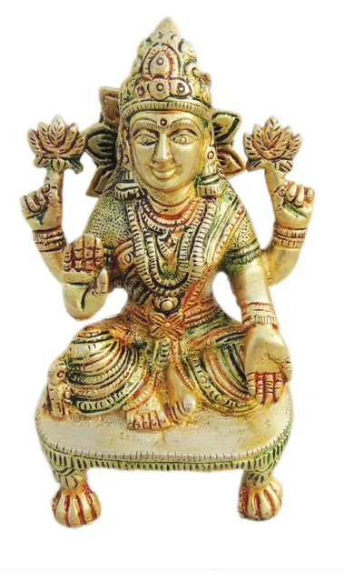 Brass Showpiece Laxmi God idol Statue  (BS1245 L)