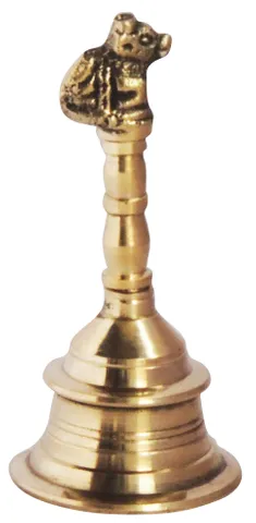 Brass Nandi Ganti No. 2- 2*2*4.2 inch (F666 C)