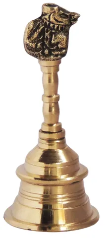 Brass Nandi Ganti No. 1 - 1.5*1.5*3.5 inch (F666 B) (MOQ-10 Pcs.)