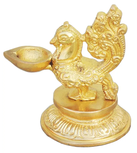Brass Showpiece Murga Deepak Statue - 2.5*2*3 Inch (BS028)