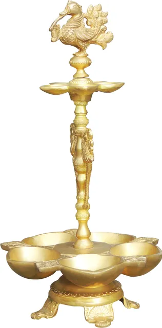 Brass Showpiece Hen (Murga) Deepak7.4*7.4*14 Inch (BS140)