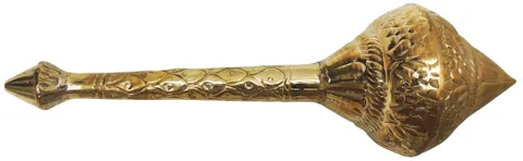 Brass Hanuman Mace, Gada No. 3 - 4.5*4.5*16 Inch (Z531 C)