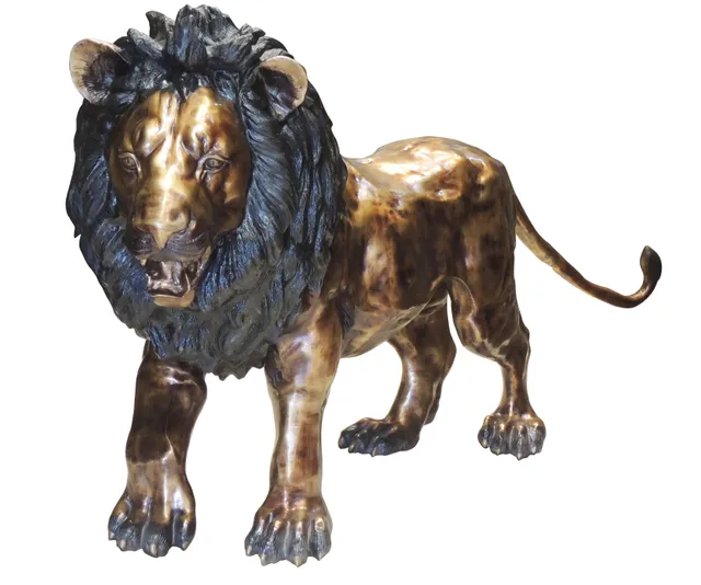 Brass Full Size Lion - 88*23*50* Inch (BS1347 L)