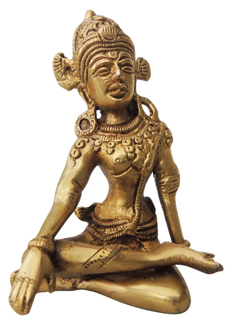 Brass Showpiece Indra Dev Statue - 6*3.2*1.5 Inch (BS1317 C)