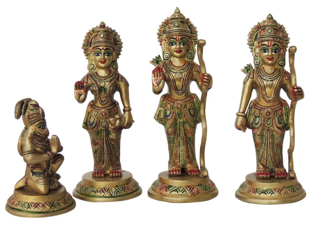 Brass Showpiece Ram Darbar God Idol Statue (BS1380 C)