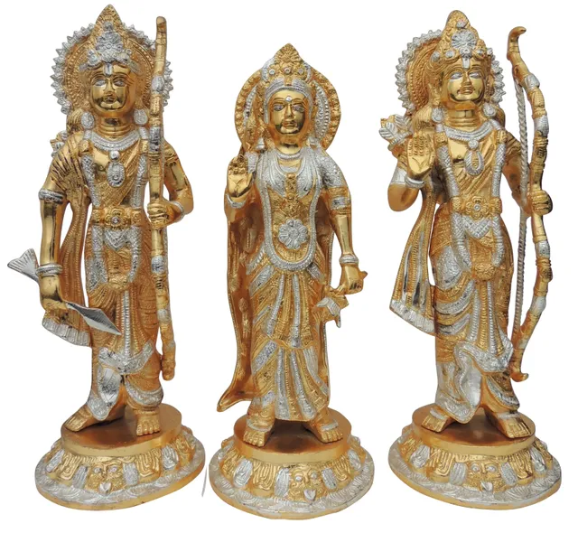 Brass Showpiece Ram Darbar  Statue - 17*5.2*14.5 Inch (BS559 A)