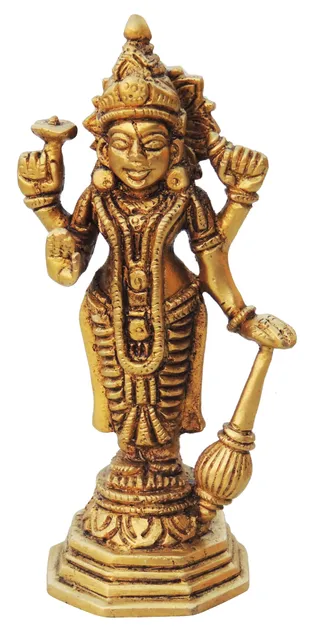 Brass Showpiece Vishnu  Statue - 2.5*2*5.5 Inch (BS1330 C)