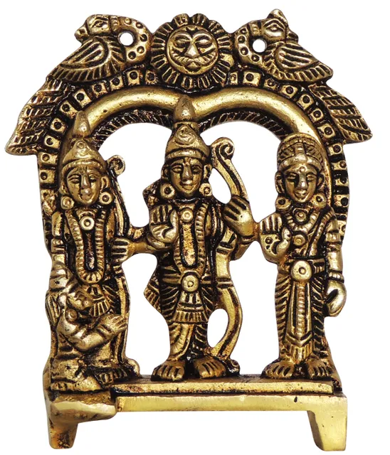 Brass Showpiece Ram Darbar God Idol Statue - 3*1*3.5 Inch (BS1394 B)