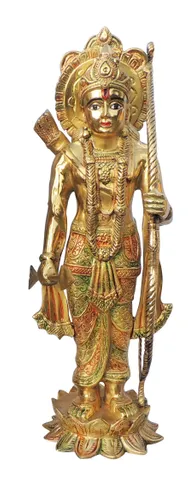 Brass Showpiece Laxman ji Idol statue - 10.5*9.2*29 Inches (BS1419 L)