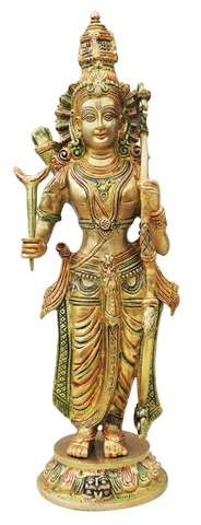 Brass Showpiece Laxman ji Idol statue - 5.5*5.5*19 Inches (BS1424 L)
