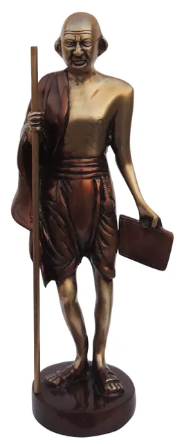 Brass Showpiece Gandhi Ji God Idol Statue - 4*3.5*12.5 Inch (BS1355 E )