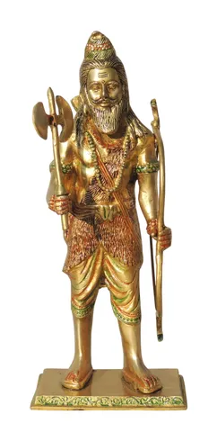 Brass Showpiece Parshuram Ji God Idol Statue - 6*3.2*13.6 Inch (BS1339 F)