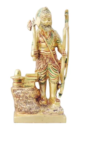 Brass Showpiece Parshuram Ji God Idol Statue - 3.5*2.5*7 Inch (BS1339 A)