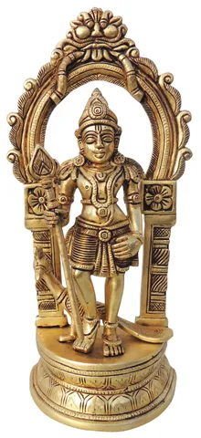 Brass Showpiece Murugan Devi God Idol Statue - 6*3*11.5 Inch (BS1456 E)