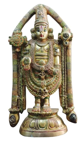 Brass Showpiece Tirupati Bala Ji God Idol Statue -11*4*23 Inch (BS1495 A)