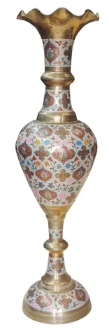Brass Home & Garden Decorative Flower Pot, Vase -14*14*54 Inch (F465)