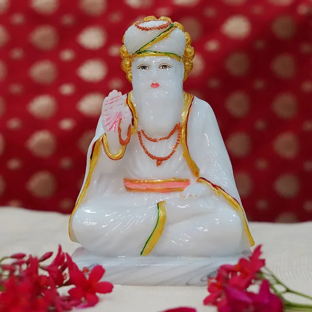 Marble Dust Guru Nanak Dev Ji Idol - 3.5*2*5.5 inch (MB0079)