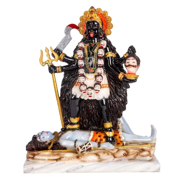 Marble Dust Kalka Ji | Kali Mata Rani | Maa Kalka Ji Idol - 10*5*12 inch (MB0112)