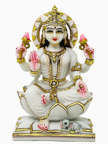 Composite Marble Lakshmi Idol - 6*3*9 inch (MB0019)