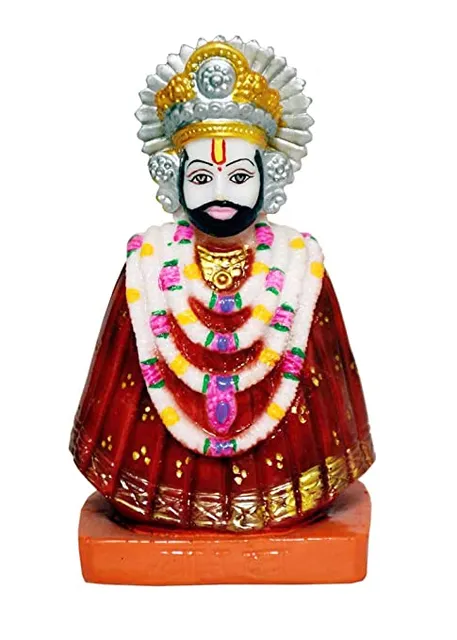 Showpiece Khatu Shyam Ji 6 God Idol Statue - 3.5*3.5*6 Inch (MB0133)