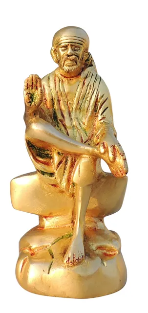 Brass Showpiece Sai Baba Statue - 3.5*2.7*7 Inch (BS1351 D)