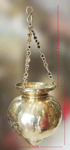 Brass Hanging Shiv Jaldhara - 9*9*10 Inch (Z599 F)