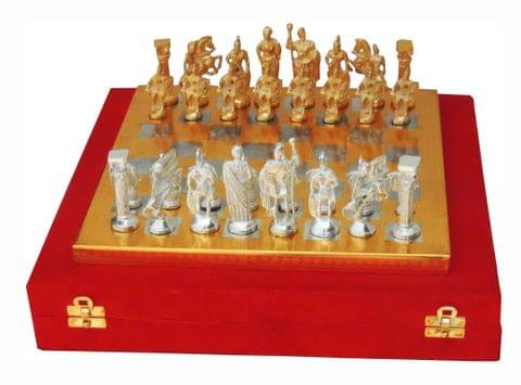 Brass Chess Gold Silver  - 12*12*1 inch (BS363 D)