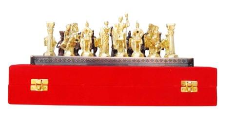Brass Chess Gold Copper  - 12*12*1 inch (BS363 E)