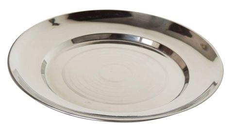 Dinner Plate Silver Touch Full (26 Gauge)- 10*10*0.7 inch (S090 C)