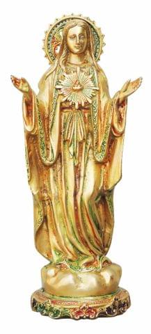 Brass Showpiece Standing Merry Coloured Statue - 6.8*5.3*16 Inch (BS940 A)