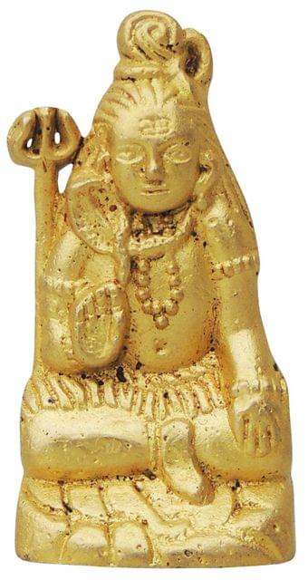 Brass Showpiece Shiv Ji Statue - 1.5*1*2.2 Inch (BS856 A)