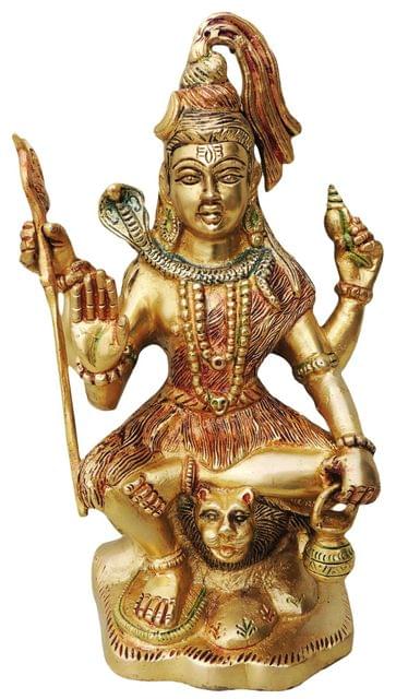 Brass Showpiece Shiv Ji Statue - 6*3.5*9 Inch (BS831 A)