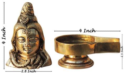 Brass Showpiece Shivling Idol Statue (BS1573 E)