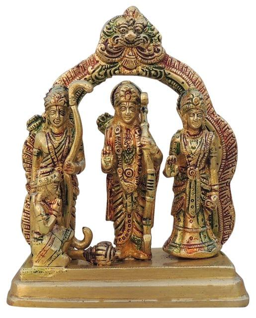 Brass Showpiece Ram Darbar God Idol Statue - 5.5*2.5*7 (BS131 M)