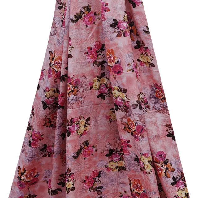 Spun Floral Print - Baby Pink - KCC95501